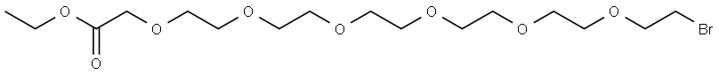 Br-PEG6-ethyl acetate Struktur