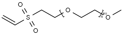 METHOXYPOLYETHYLENE GLYCOL 5,000 2-(VINYLSULFONYL)ETHYL ETHER Struktur