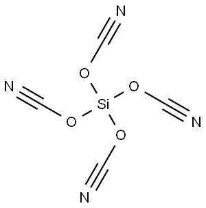 Cyanic acid, anhydride with silicic acid (H4SiO4) (4:1) Struktur