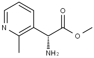 methyl (R)-2-amino-2-(2-methylpyridin-3-yl)acetate Struktur