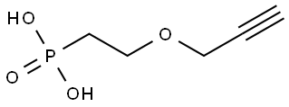 Propargyl-PEG1-phosphonic acid Struktur