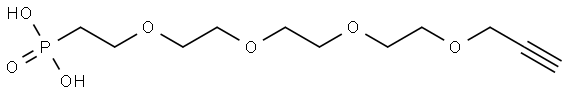 Propargyl-PEG4-Phosphonic Acid Struktur