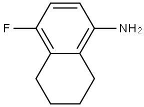 1-Naphthalenamine, 4-fluoro-5,6,7,8-tetrahydro- Struktur