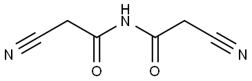 Acetamide, 2-cyano-N-(2-cyanoacetyl)- Struktur