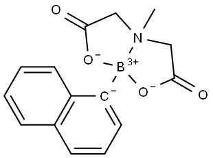 Naphthalene-1-boronic  acid  MIDA  ester Struktur