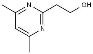 4,6-Dimethyl-2-pyrimidineethanol Struktur