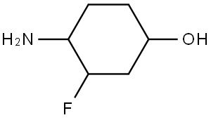 Cyclohexanol, 4-amino-3-fluoro- Struktur