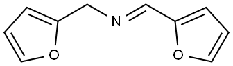 2-Furanmethanamine, N-(2-furanylmethylene)-, [N(E)]- Struktur