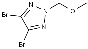 2H-1,2,3-Triazole, 4,5-dibromo-2-(methoxymethyl)- Struktur