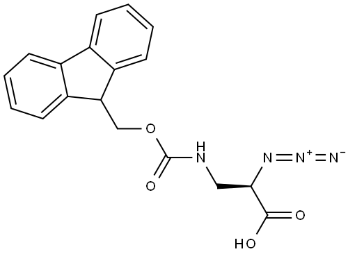 N3-D-Dap(Fmoc) Struktur