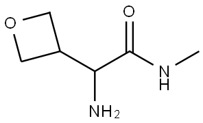 2-amino-N-methyl-2-(oxetan-3-yl)acetamide Struktur