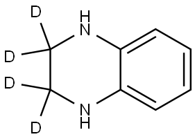 1,2,3,4-tetrahydroquinoxaline-2,2,3,3-d4 Struktur