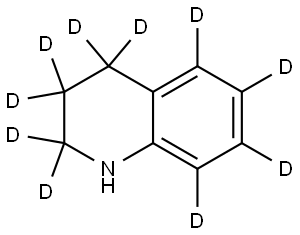 1,2,3,4-tetrahydroquinoline-2,2,3,3,4,4,5,6,7,8-d10 Struktur