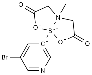 5-Bromopyridine-3-boronic  acid  MIDA  ester Struktur