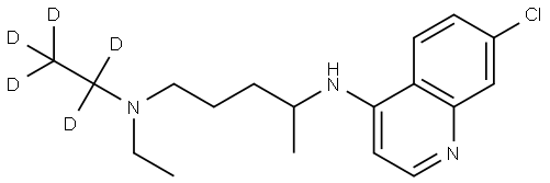 Chloroquine D5 Struktur