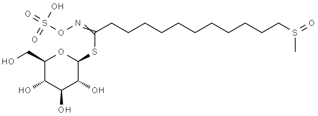 11-Methylsulfinylundecylglucosinolate potassium salt Struktur