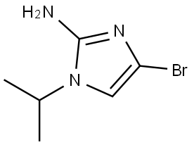 4-bromo-1-isopropyl-1H-imidazol-2-amine Struktur