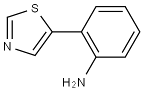 2-(thiazol-5-yl)aniline Struktur