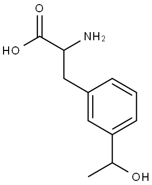 3-(1-Hydroxyethyl)phenylalanine Struktur