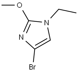 4-bromo-1-ethyl-2-methoxy-1H-imidazole Struktur