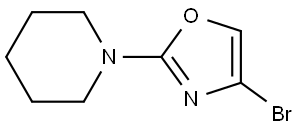 4-bromo-2-(piperidin-1-yl)oxazole Struktur