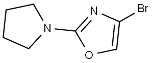 4-bromo-2-(pyrrolidin-1-yl)oxazole Struktur