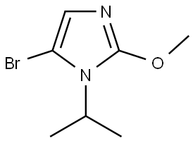 5-bromo-1-isopropyl-2-methoxy-1H-imidazole Struktur