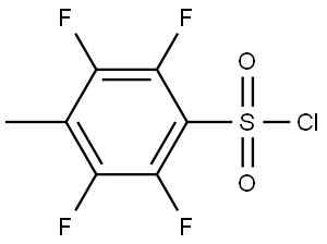 Benzenesulfonyl chloride, 2,3,5,6-tetrafluoro-4-methyl- Struktur