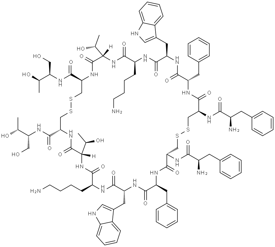 Octreotide  (Dimer, Parallel) Struktur