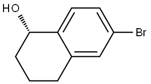 (S)-6-bromo-1,2,3,4-tetrahydronaphthalen-1-ol Struktur