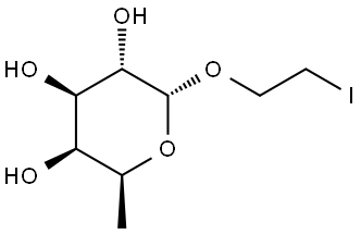 2-Iodoethyl α-L-fucopyranoside Struktur