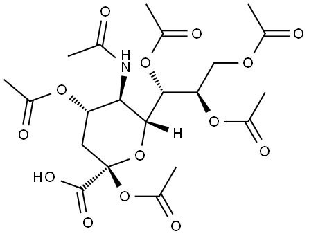 β-Neuraminic acid, N-acetyl-, 2,4,7,8,9-pentaacetate