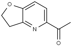 Ethanone, 1-(2,3-dihydrofuro[3,2-b]pyridin-5-yl)- Struktur