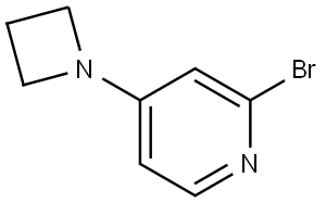 4-(azetidin-1-yl)-2-bromopyridine Struktur