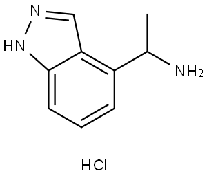 1-(1H-Indazol-4-yl)ethanamine hydrochloride Struktur