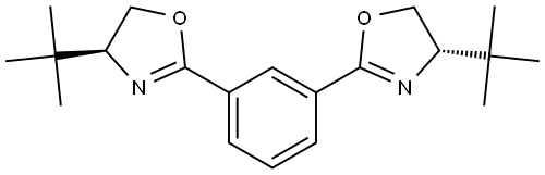 Oxazole, 2,2'-(1,3-phenylene)bis[4-(1,1-dimethylethyl)-4,5-dihydro-, (4S,4'S)- (9CI) Struktur