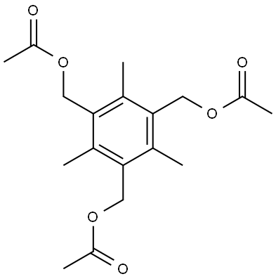 1,3,5-Benzenetrimethanol, 2,4,6-trimethyl-, 1,3,5-triacetate