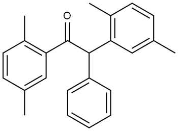 1,2-bis(2,5-dimethylphenyl)-2-phenylethan-1-one Struktur