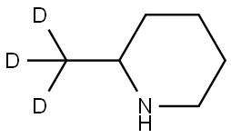 2-(methyl-d3)piperidine Struktur