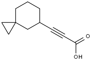 3-spiro[2.5]octan-7-ylprop-2-ynoic acid Struktur