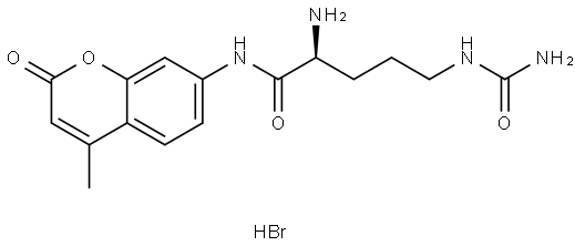 L-Citrulline 7-amido-4-methylcoumarin hydrobromide Struktur