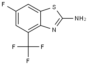 6-Fluoro-4-(trifluoromethyl)benzo[d]thiazol-2-amine Struktur