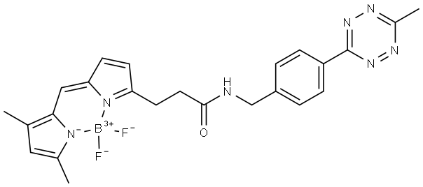 BDP FL methyltetrazine Struktur