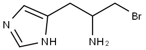 1-bromo-3-(1H-imidazol-4-yl)propan-2-amine Struktur