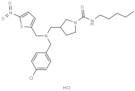 SR9011 (hydrochloride) Struktur