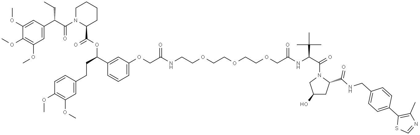 PROTAC FKBP Degrader-3 Struktur