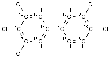 3,3',4,4',5-PENTACB (PCB-126) (13C12, 99%) 40+/-2 ug/ml in Nonane Struktur