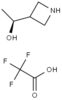 (1S)-1-(azetidin-3-yl)ethan-1-ol, trifluoroacetic acid Struktur