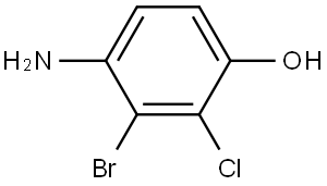 Phenol, 4-amino-3-bromo-2-chloro- Struktur