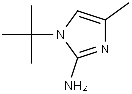 1-(tert-butyl)-4-methyl-1H-imidazol-2-amine Struktur